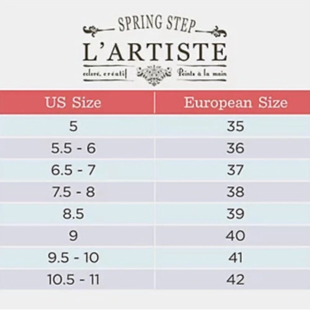 L'Artiste by Spring Step Liboreel Leather Pumps Dark Brown Women's 39/8.5 - Picture 9 of 9